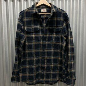 Fjallraven Button Down Flannel Plaid Shirt